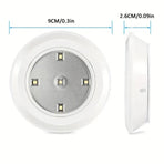 6 LED Light Set with Remote - Warm White for Cabinets & Displays, image 6