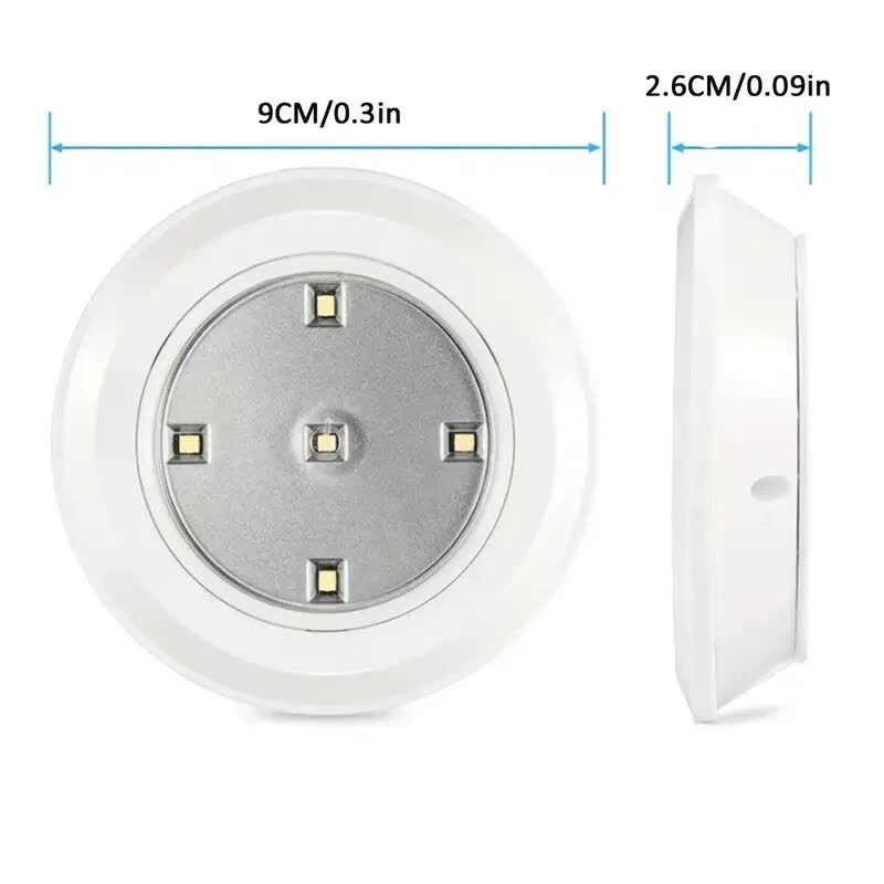 6 LED Light Set with Remote - Warm White for Cabinets & Displays, image 6