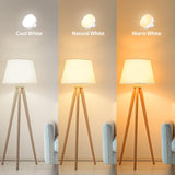 Battery Operated Light Bulbs, 5000mAh Rechargeable Light Bulb Set of 2 with Remote, 3 Colors 10 Levels Dimmable Fabric Wireless Sconces Light Bulb with Timer for Bedroom Living Room - Rear View