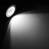 LED Small Recessed Ceiling Lights Spot Lights Downlights,IP54 Ceiling Ultra Slim 9 Pack,Small Spot Lamp with Hardwired for Kitchen,Stairs,Hallway,DIY Lighting,Bookshelf (6000K Daylight White) - Top-Down View