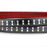 Double Row 60 inch 264 pcs LED for Pick up/Truck Tailgate Light Bar Side Bed Light Strip Bar IP67 Waterproof Reverse- 5 Functions Tail/Brake/Turn Signals/Reverse - Rear View