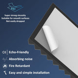 JBER Acoustic Panels  Foam Pyramid 24pcs 30x30x5cm for Soundproof Padding Wall