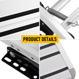 Heavy Duty Pull-Out Caravan Step – Folding Aluminium RV Entry Step, Non-Slip Portable Camping Step, Space-Saving Retractable Design, 58 x 54 x 17cm - 45-Degree Angle