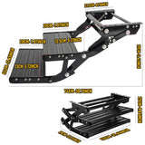 Heavy Duty Double Aluminium Caravan Step – Anti-Slip RV Entry Step, Stable 2-Tier Camping Step, Durable Outdoor Access Step, 54.5 x 77.5 x 30cm