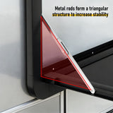 Aumerage Aluminium Folding Caravan Table – Lockable, Space-Saving Portable Table with 50kg Capacity, Black - Extra Image