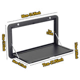 Aumerage Aluminium Folding Caravan Table – Lockable, Space-Saving Portable Table with 50kg Capacity, Black - Extra Image
