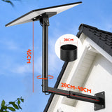 Starlink Mount for Gen 3 / Standard 4 / 4X, Adjustable Telescoping Wall & Roof Bracket, 360° Rotation & 0–90° Tilt, Heavy-Duty Manganese Steel - Front View
