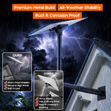 Starlink Mount for Gen 3 / Standard 4 / 4X, Adjustable Telescoping Wall & Roof Bracket, 360° Rotation & 0–90° Tilt, Heavy-Duty Manganese Steel - Side View