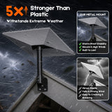 Roof & Wall Mount for Starlink Gen 3 Standard V3/4/4X, Adjustable 20° Tilt & 360° Swivel, Heavy-Duty Metal Bracket, Weather-Resistant Outdoor Mount