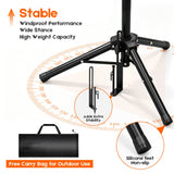 Tripod Mount for Starlink Gen 3, Adjustable Portable Ground Stand with 360° Rotation, 90° Tilt, Anti-Slip Feet & Ground Anchor for RV Camping Travel - Side View