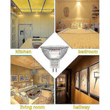 MR12V 20W GU5.3 Dimmable Halogen Bulb Warm White 2700K 12-Pack - Top-Down View