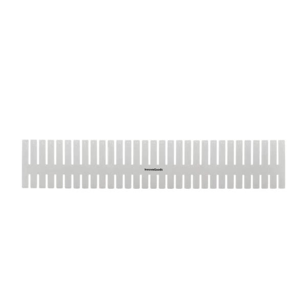 Customizable Drawer Dividers 16 Pack Gray Home Organization