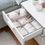 Customizable Drawer Dividers 16 Pack Gray Home Organization