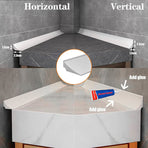 Self-adhesive sealing strip 2 m white compatible with bathtub shower sink wet room floor