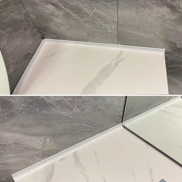 Self-adhesive sealing strip 2 m white compatible with bathtub shower sink wet room floor