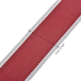 Luggage Straps Suitcase Belts with Buckle and Lock, 2M x 5cm Adjustable PP Packing Straps, Red Gray, 4pcs