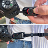 Camera Strap Quick Releases - Top-Down View