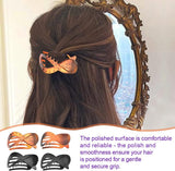 4pcs Matte French Style Hair Clips, Large Acrylic Hair Clips, Non-Slip Hair Clips, Thick Hair, Flat Hair Clips, Grip Hair Clips, Banana Barrette - 45-Degree Angle