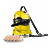 Karcher WD3 Vacuum Cleaner Bags, 5-pack straight vacuum cleaner bags for Karcher WD3, WD 3 Premium, WD3200, WD3500P, A2204, A2204, A2534, SE4001.. - Top-Down View