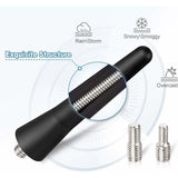 Car Antenna FM DAB Car Radio Antenna 6.5 cm Mini Short Car Antenna with Powerful FM/AM/DAB Reception Function, - Top-Down View