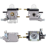 Mantis Tiller Parts Carburetor C1U-K54A with Air Filter Repower Kit for Mantis 2-Stroke 7222 7222E 7222M 7225 7230 7234 7240 7920 7924,