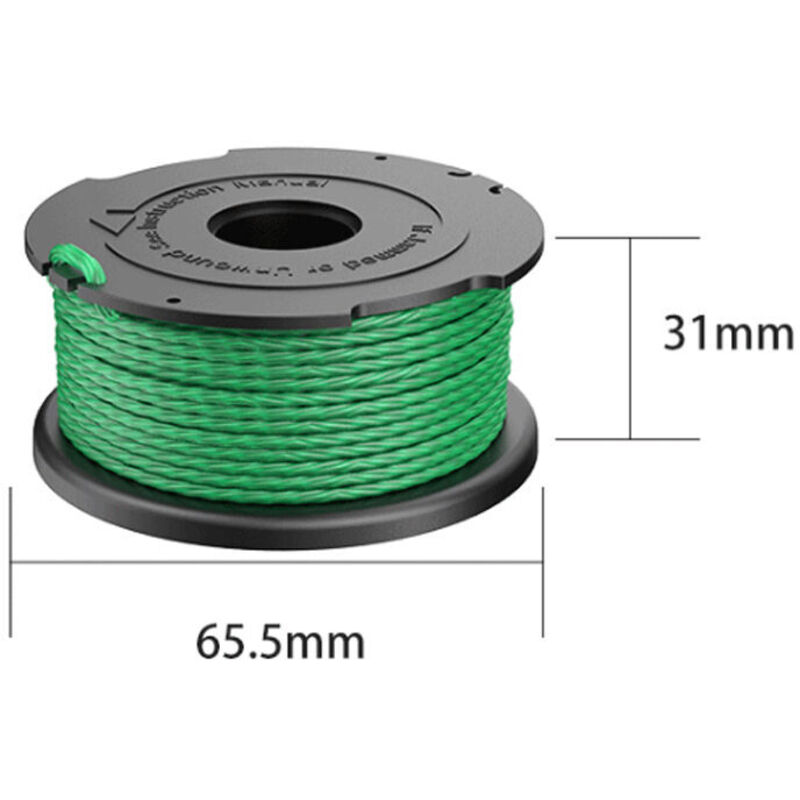 Green Trimmer Line Spool 2-Pack Compatible with Black \u0026 Decker GL7033 GL8033 GL9035 A6482 Grass Trimmer