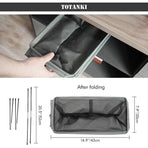 Gray Collapsible Laundry Hamper 22\