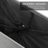 Gray Collapsible Laundry Hamper 22\ - 45-Degree Angle