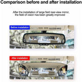 Universal Wide Angle Panoramic Interior Rearview Mirror for Car or Truck Cabin 23884mm