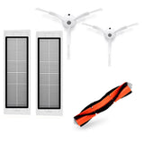 Roborock E4, S5, S5 Max Accessory Kit - 11 Parts for Xiaomi Vacuum Cleaner - Low Angle