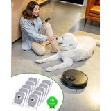 iRobot Roomba Clean Base Vacuum Bags 10-Pack Compatible with i3 i4 i6 i7 i8 j7 S9 E5 E6 E7