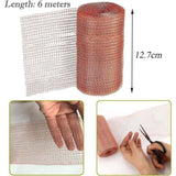 Copper Net 6m Roll Rodent Protection for Garden Snails Mice Birds Nematodes - Side View