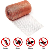 Copper Net 6m Roll Rodent Protection for Garden Snails Mice Birds Nematodes - Top-Down View