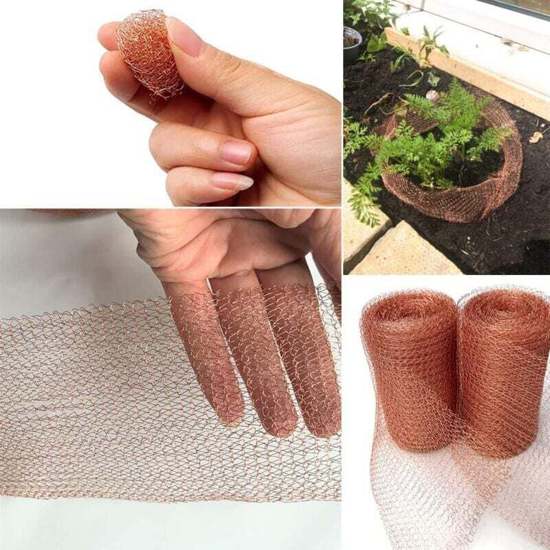 Copper Net 6m Roll Rodent Protection for Garden Snails Mice Birds Nematodes