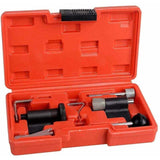 VAG TDI Timing Belt Tool Set for VW Audi 1.9 2.0, 7-piece set - Top-Down View