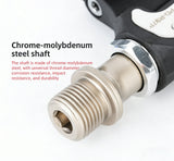PROMEND bicycle clipless pedals, compatible with SHIMANO SPD-SL system - 45-Degree Angle