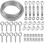 30M/2mm Stainless Steel Wire Kit with M5 Tensioner for Plants, Clothesline, Railings