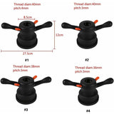 Wheel Balancer Tool Quick Tire Change 40mm 4mm Size - Front View