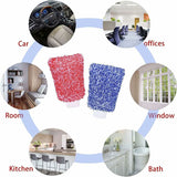 Microfiber Car Wash Mitt Gloves Super Absorbent Chenille for Kitchen and Auto Cleaning