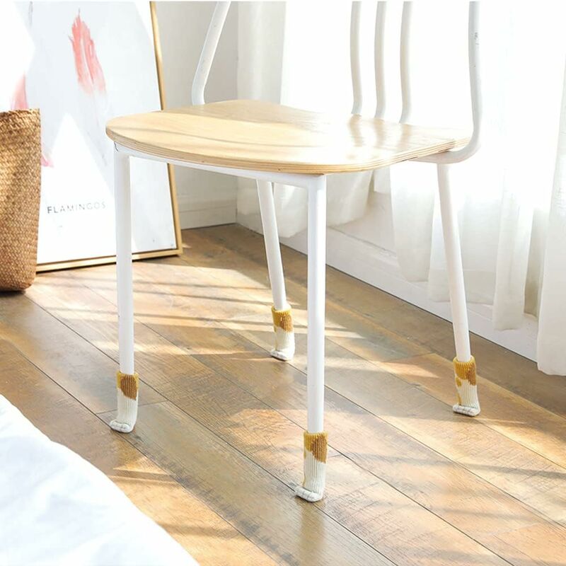 Cat Chair Leg Protectors 24 PCS Anti-Scratch Anti-Slip Compatible with Various Chairs