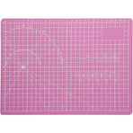 Cutting Mat, Sewing Mat, Cutting Base, Cutting Pads, Self-Healing Cutting Mat, for Fabric, Quilting, Sewing, Scrapbooking (Pink)