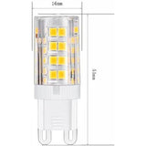 G9 LED Bulbs 10-Pack Warm White 3000K 5W Equivalent to 40W Halogen Bulbs 420 Lumen Non-Dimmable - Front View
