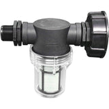 Rainwater Harvester Garden Hose Connector 1000L Tank Filter Adapter S60x6 3/4 Inch Male Thread - Front View