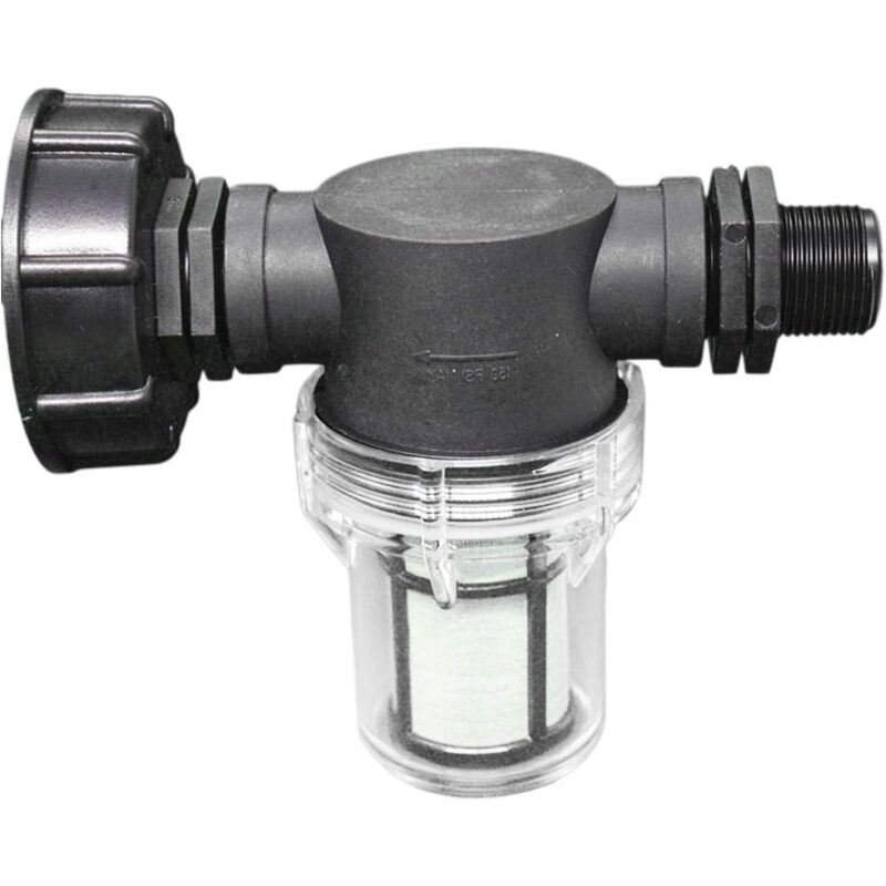 Rainwater Harvester Garden Hose Connector 1000L Tank Filter Adapter S60x6 3/4 Inch Male Thread