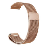 Garmin Venu 2 Venu 2S Venu SQ Compatible Stainless Steel Milanese Magnetic Bracelet Black - Close-Up Angle