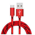 3m Red Fast Charging USB-C Cable Compatible withSamsung Galaxy S21 S22 S23