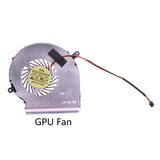 Compatible with MSI GE72 GE62 PE60 PE70 GL62 GL72 CPU Fan Cooler PAAD06015SL 5V 0.55A - Front View