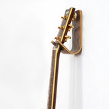 Guitar Skateboard Wall Hanger Unique Design Bent Wood Guitar Hanger Wall Mount Guitar Holder Acoust -suzuka null none
