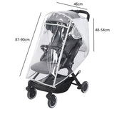 Universal Rain Cover for Strollers Protect Against Cover Snow Fo B