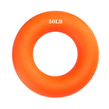 Hand, forearm and finger strengtheners - Silicone rings for muscle training, sports, climbing, fitness - Top-Down View